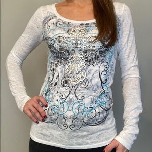 Long sleeve Affliction top